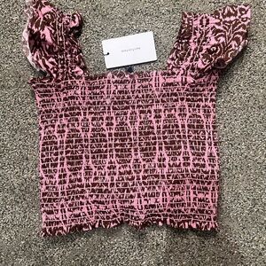 O.P.T. NWT smocked tank